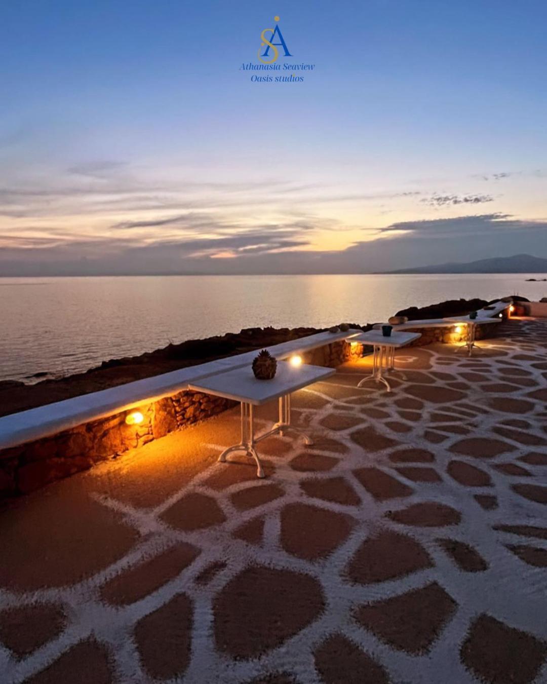 Mykonos Athanasia Seaview Oasis Studios By The Port Houlakia  Exterior photo